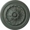 Ekena Millwork Chester Ceiling Medallion (Fits Canopies up to 2 1/4"), 15 3/4"OD x 1 7/8"P, Cloud Burst Crackle CM15CHCBC - alternate 1